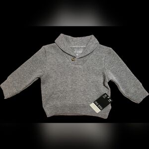 NWT Okie dokie size 6m gray sweater